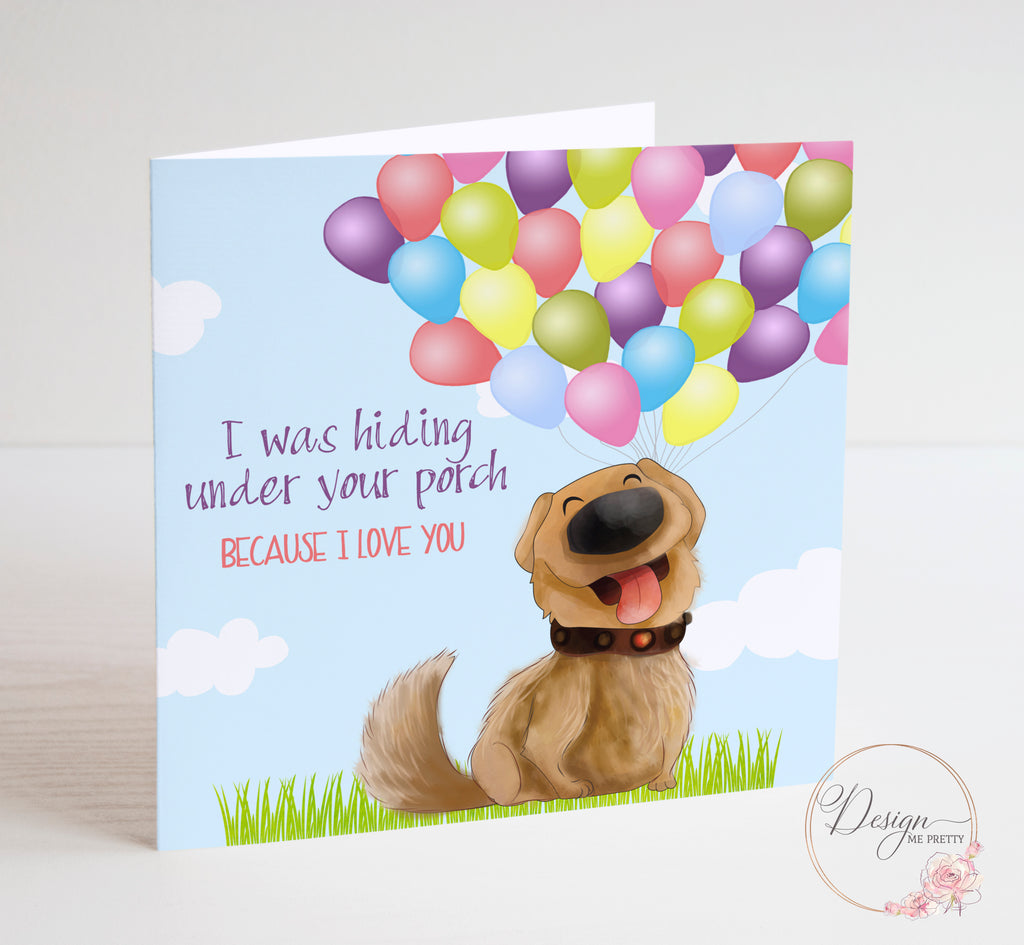 Dug from UP! Anniversary/Valentines Card