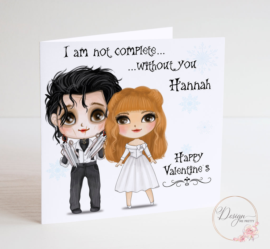 Edward Scissorhands - Valentines card