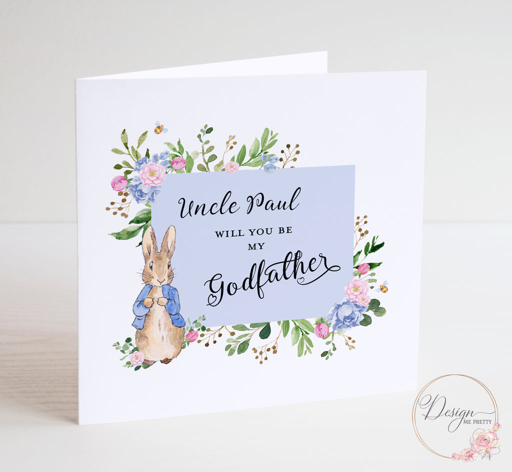 Peter Rabbit ‘Will You be my Godfather?’ Card