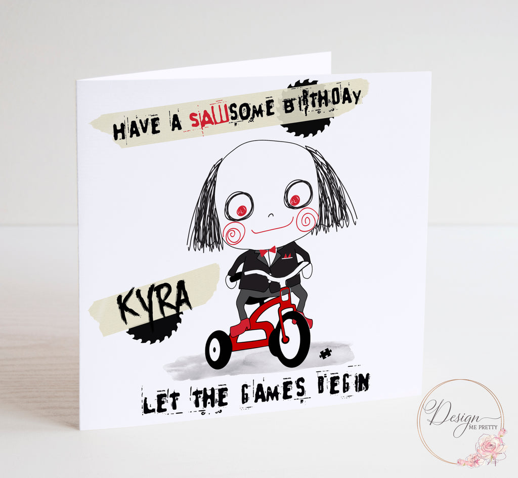 SAW - Jigsaw Birthday Card