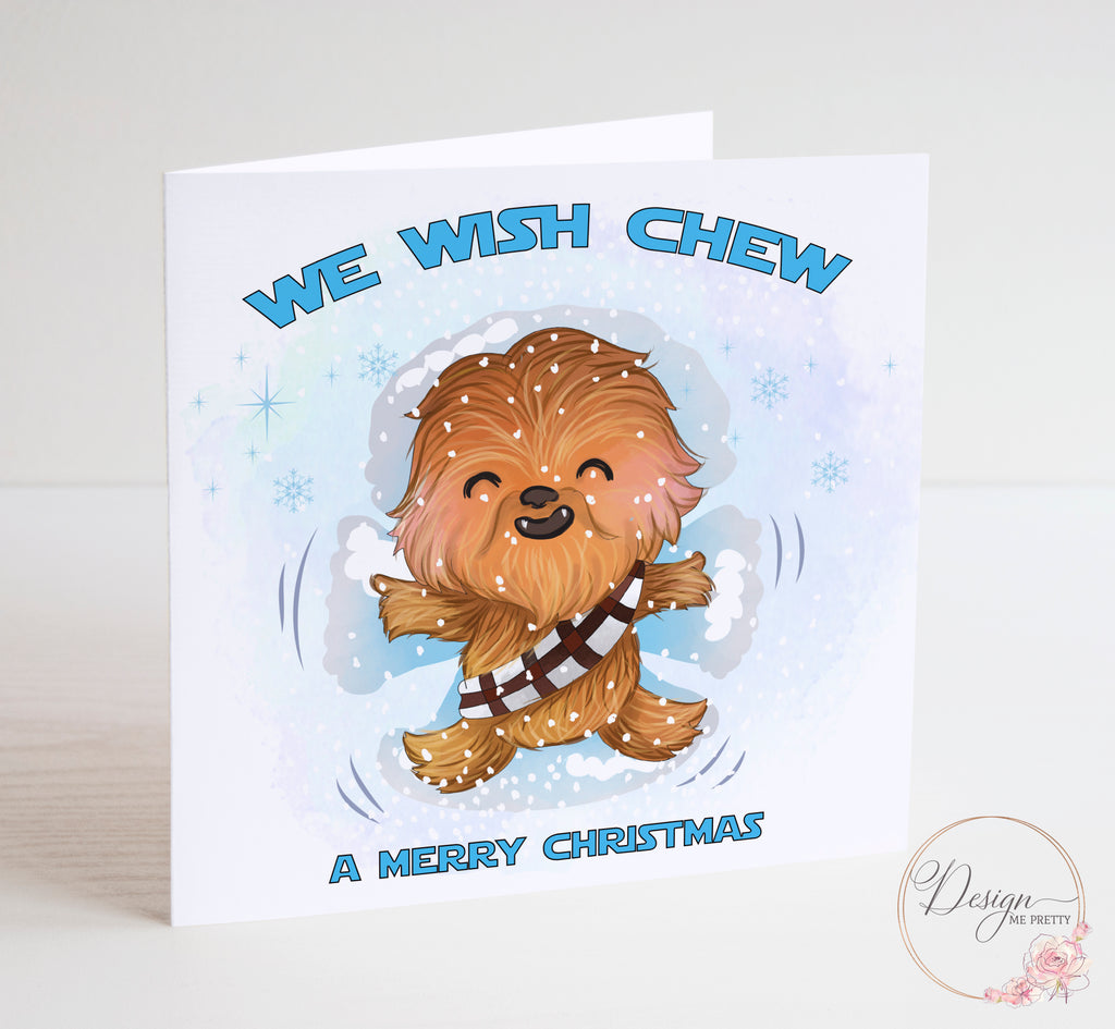 Star Wars Chewbacca Christmas Card