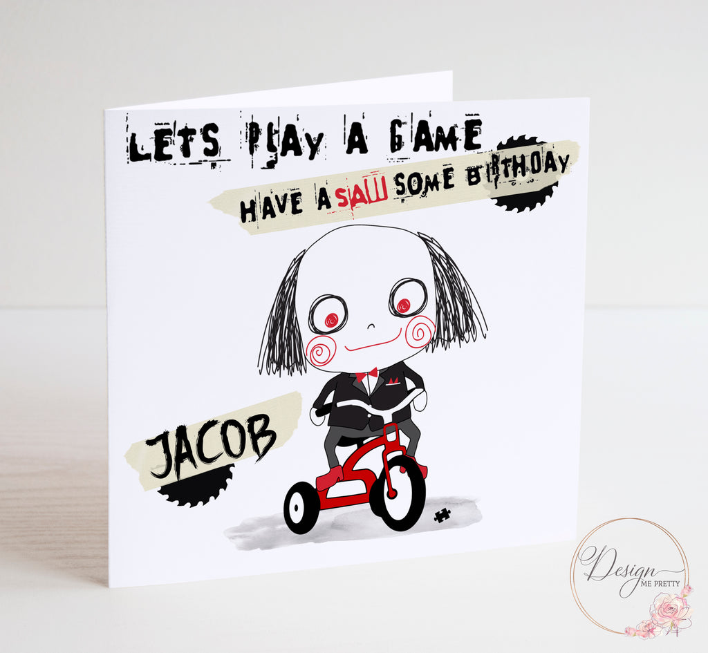 SAW - Jigsaw Birthday Card