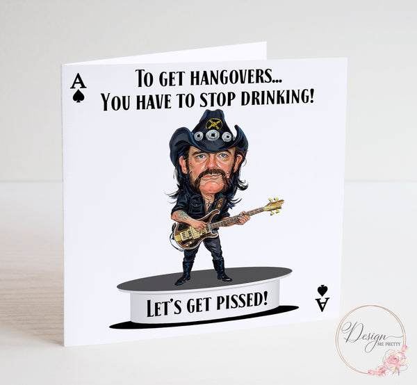 Lemmy Birthday Card - Ace of Spades