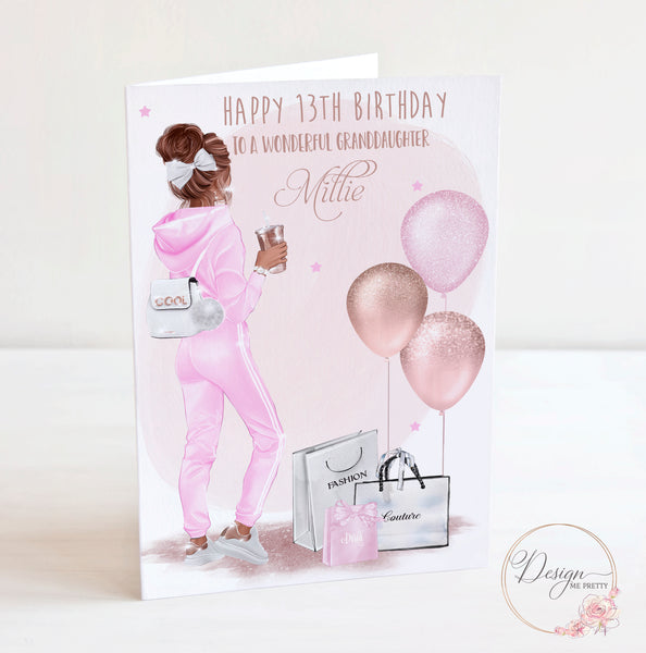 Teenage Girls Birthday Card