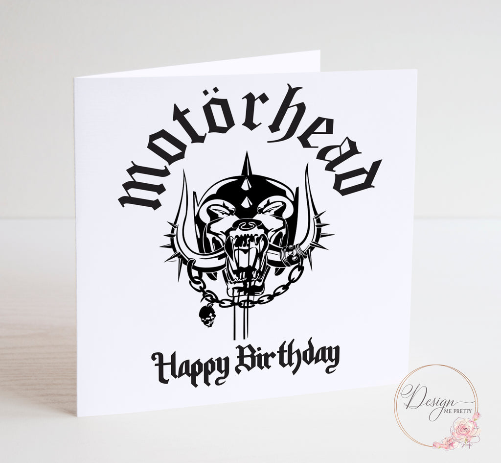 Motörhead Birthday Card