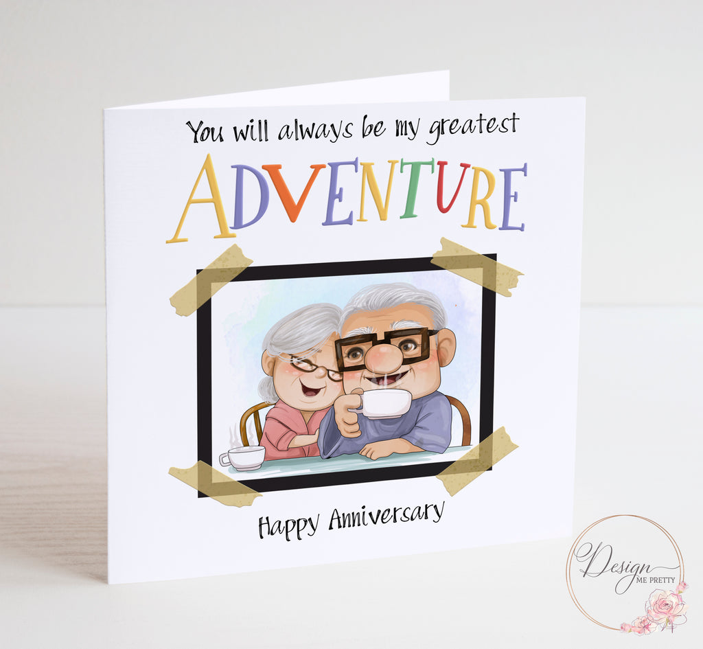 UP!  Greatest Adventure Anniversary card - Ellie & Carl