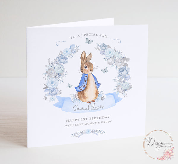 Peter Rabbit Boys Birthday Card