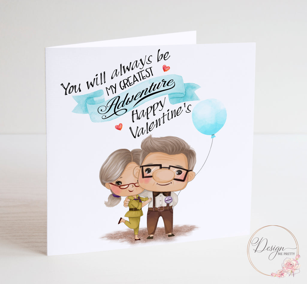 UP! Greatest Adventure Valentines card - Ellie & Carl