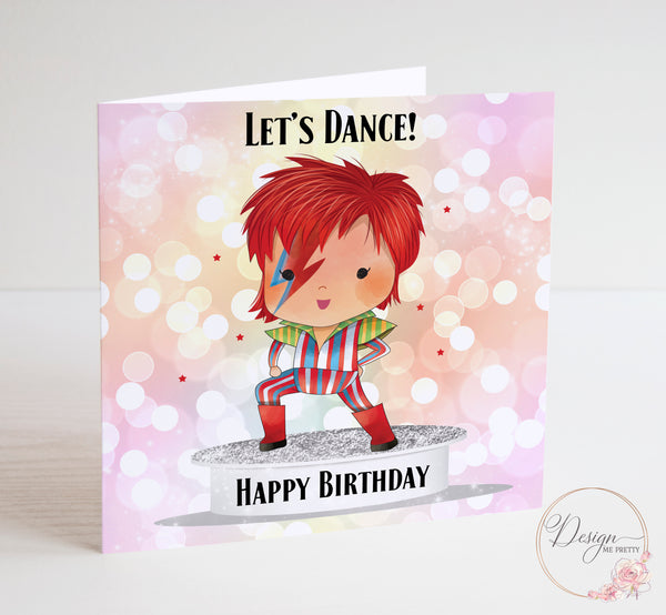 David Bowie Birthday Card - Let’s Dance