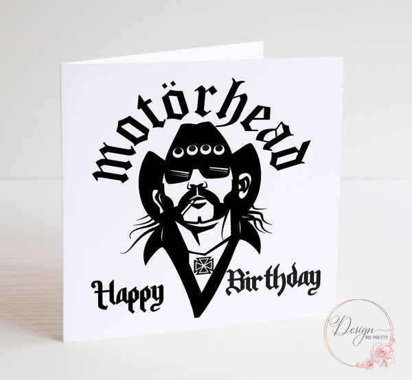 Lemmy from Motörhead Birthday Card