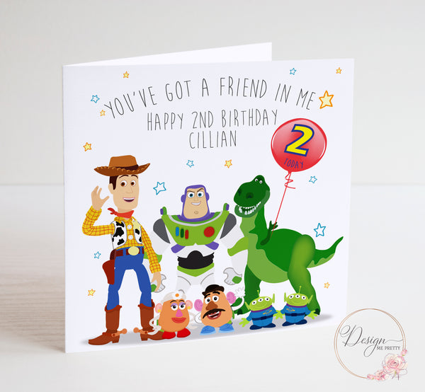 Toy Story Birthday Card