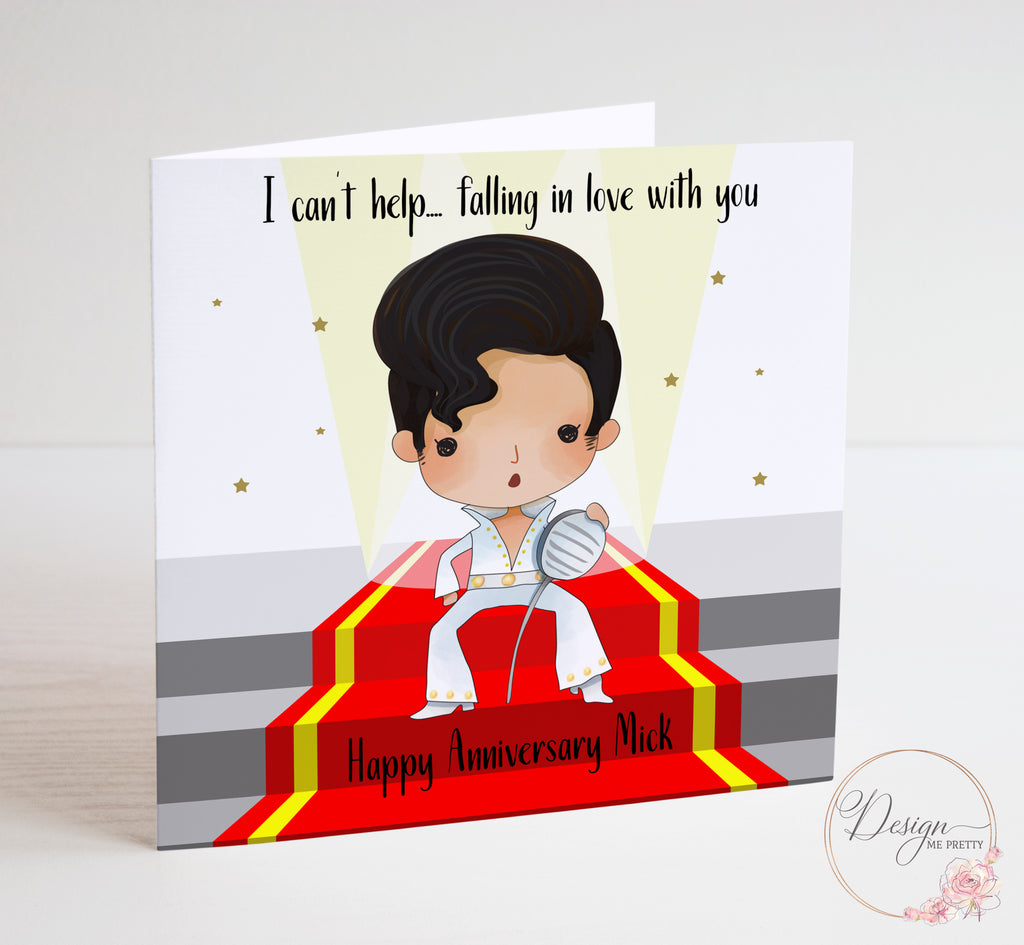 Elvis Presley Anniversary Card