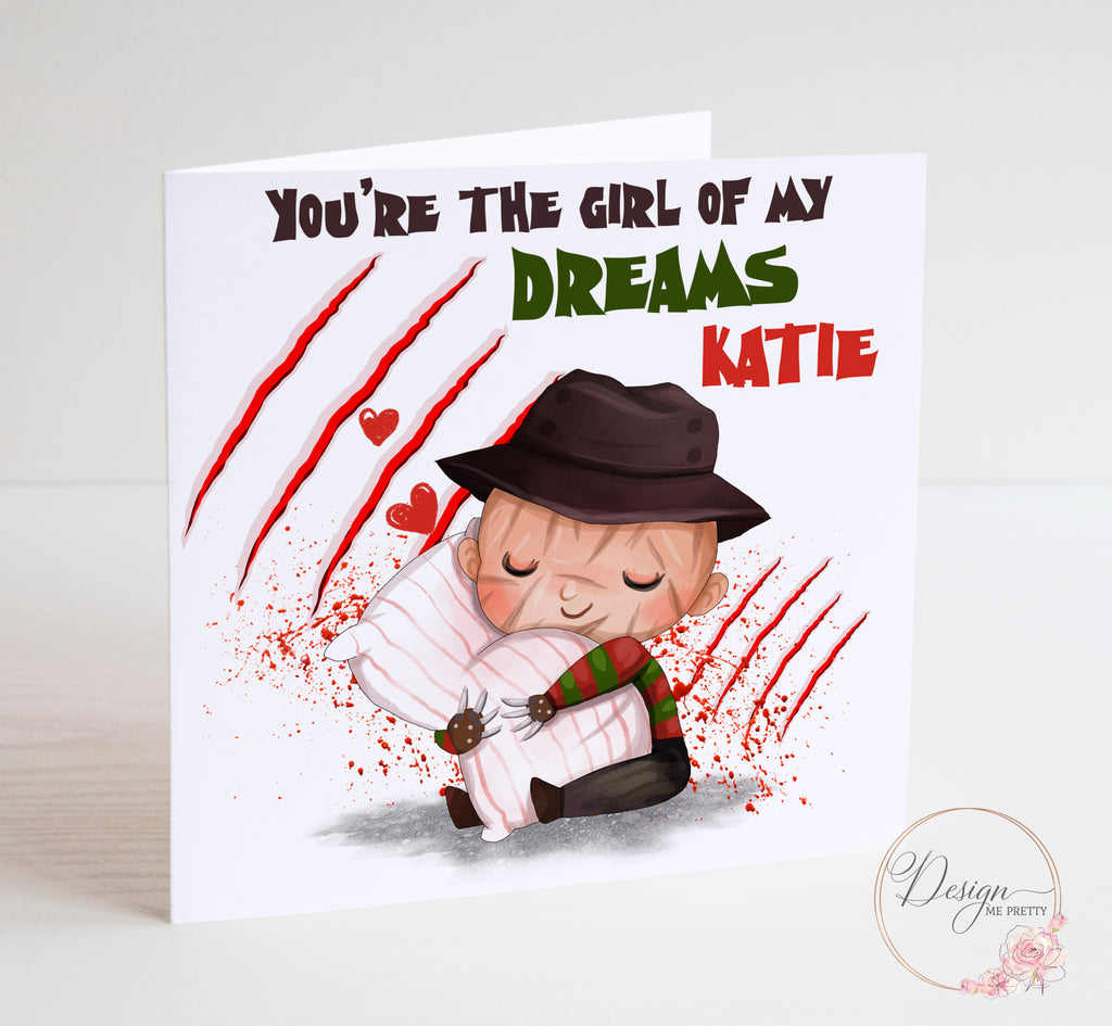 Freddie Krueger Valentines Card