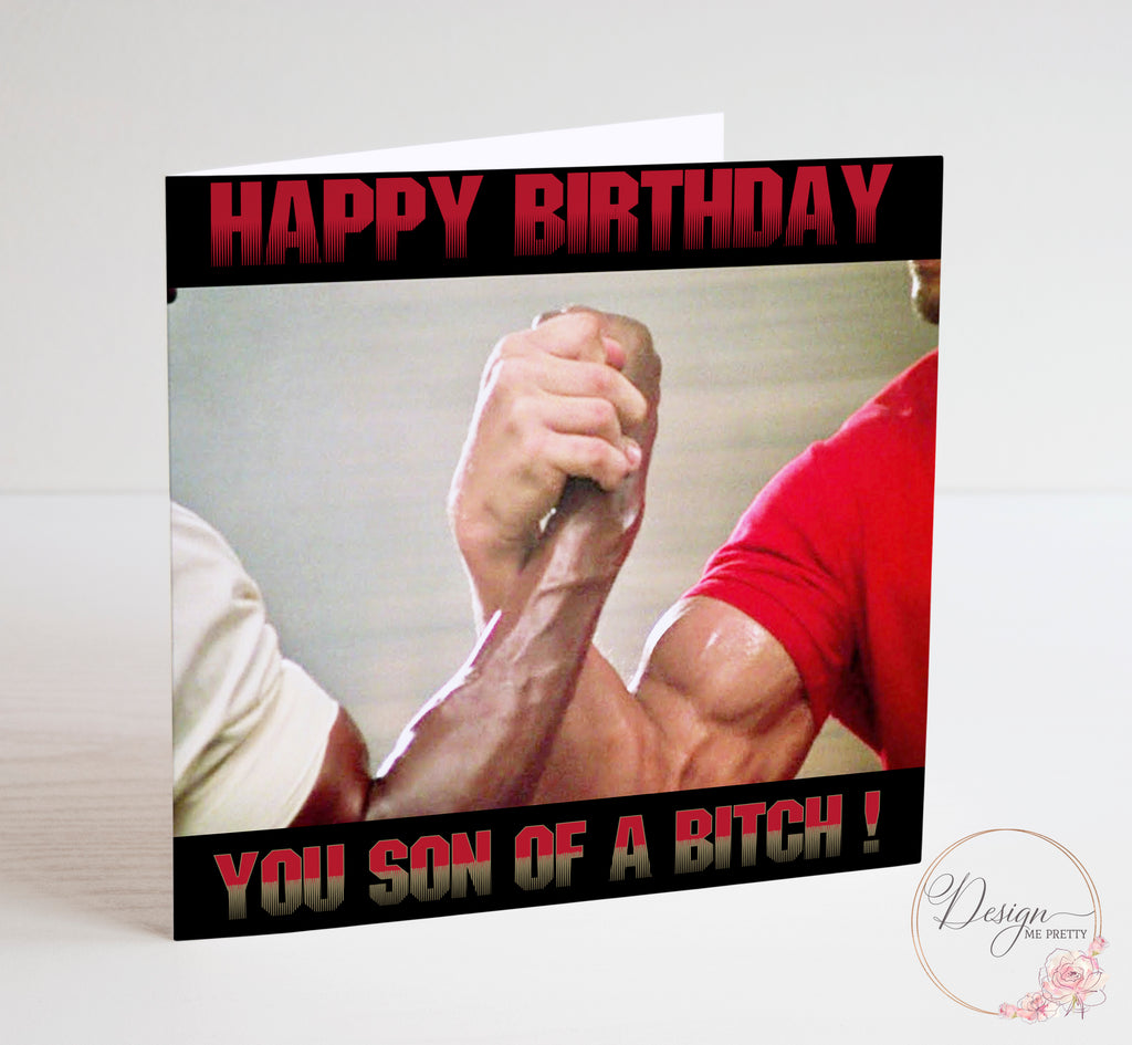 Predator Birthday card