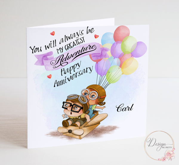 UP!  Greatest Adventure Anniversary card - Ellie & Carl