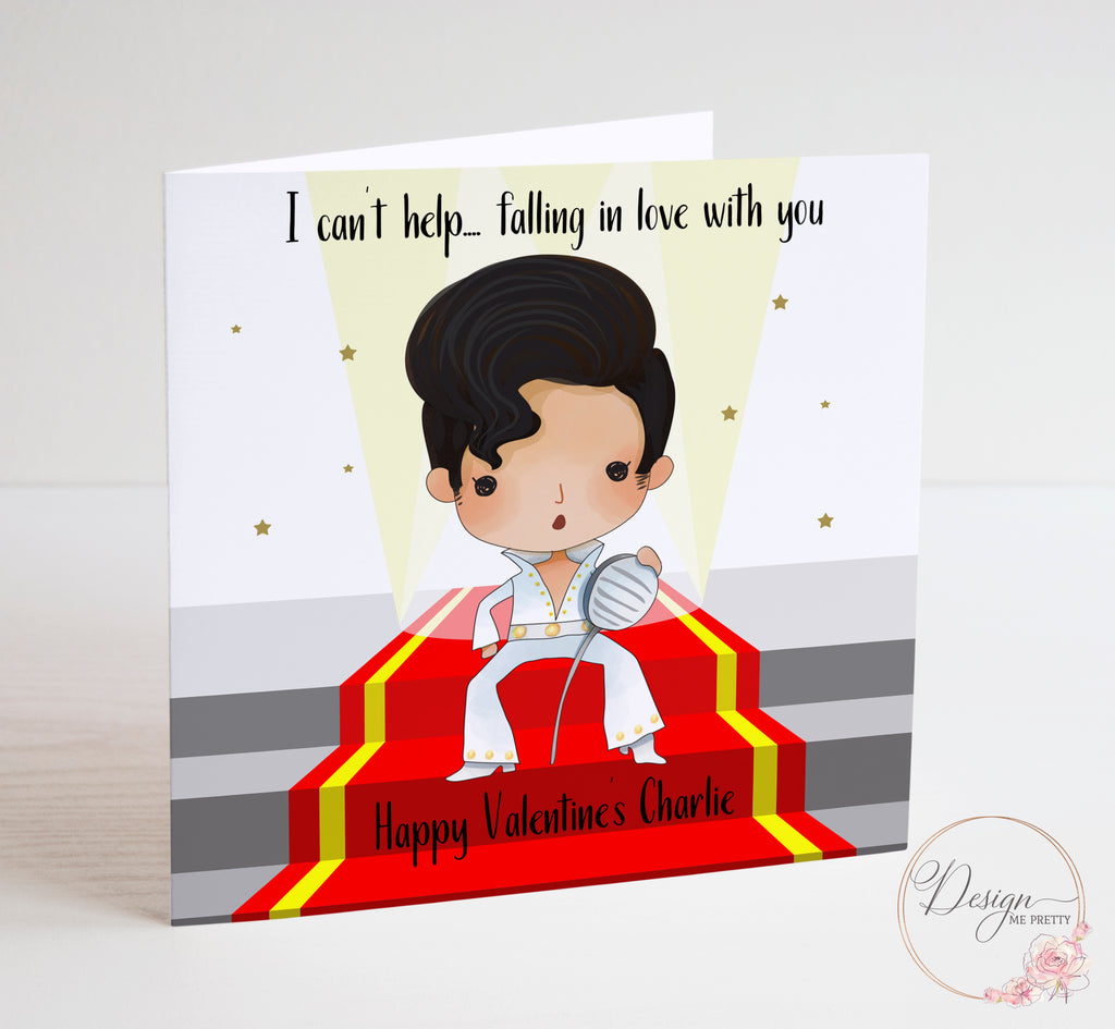 Elvis Presley Valentines card