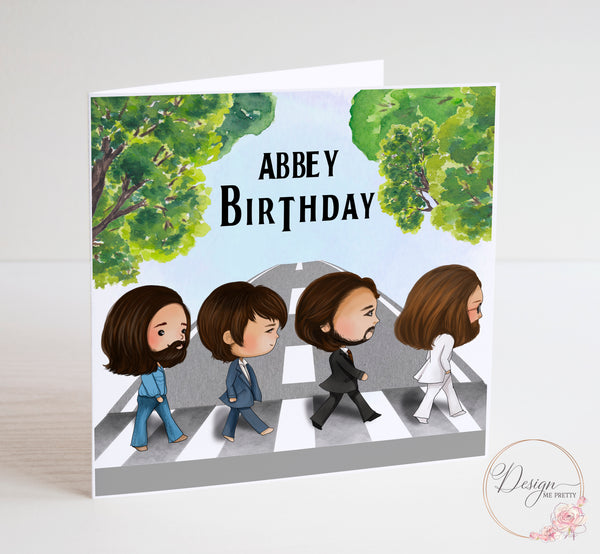 The Beatles Birthday Card - Abbey Birthday