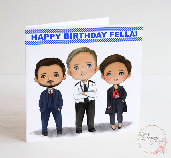 Line of Duty Birthday Card