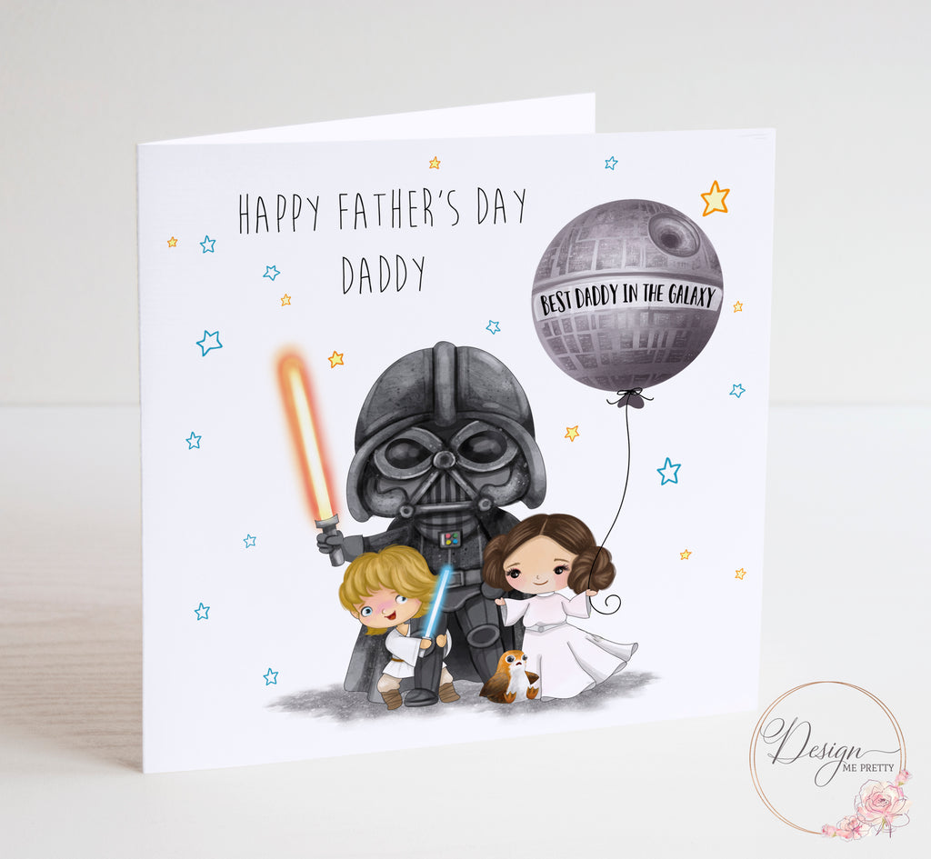 Darth Vader Father's Day Card