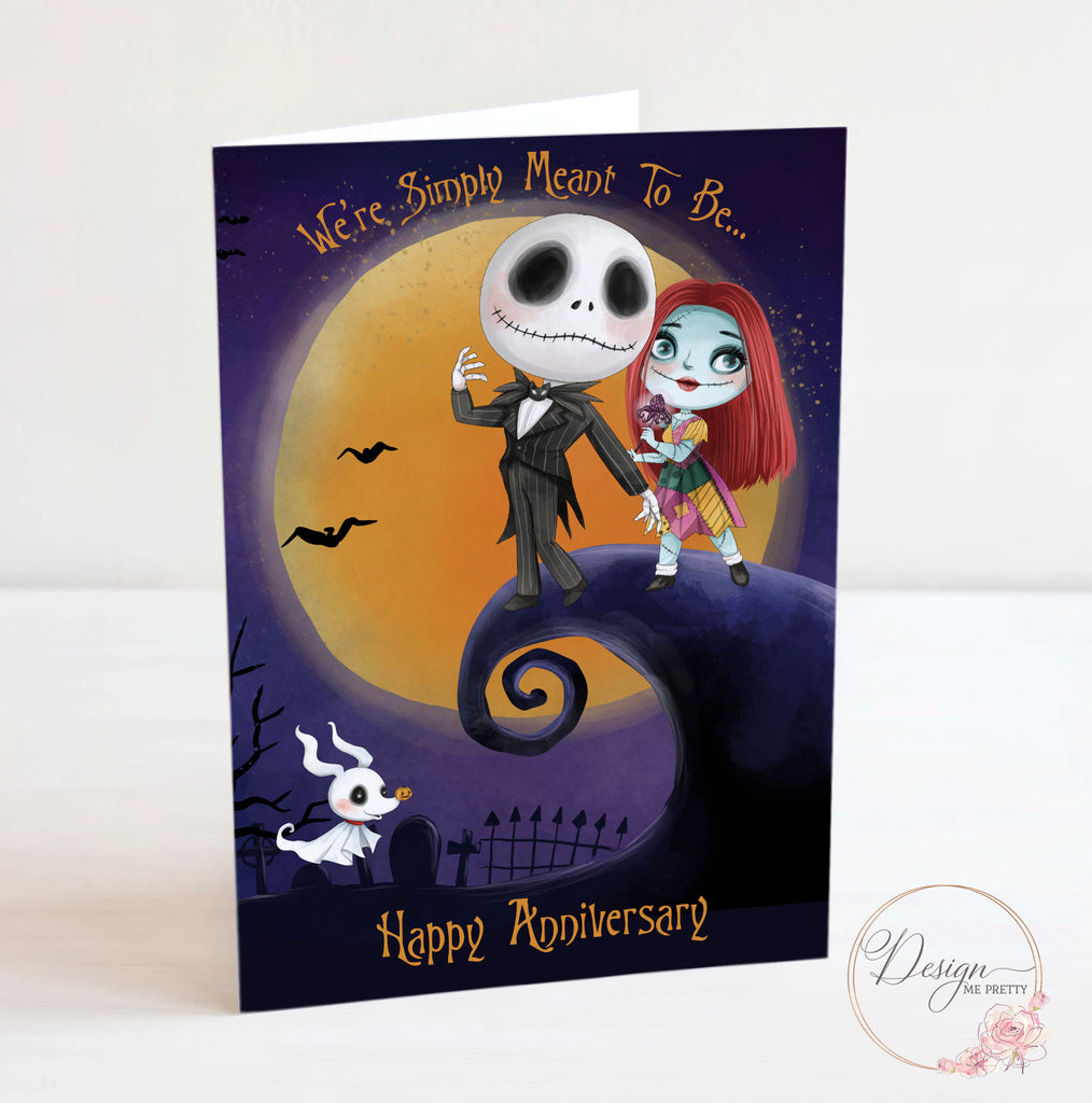 The Nightmare Before Christmas Anniversary card