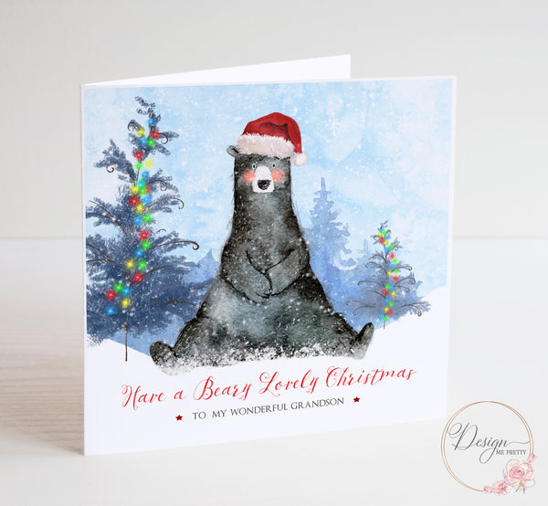 Bear Christmas Card