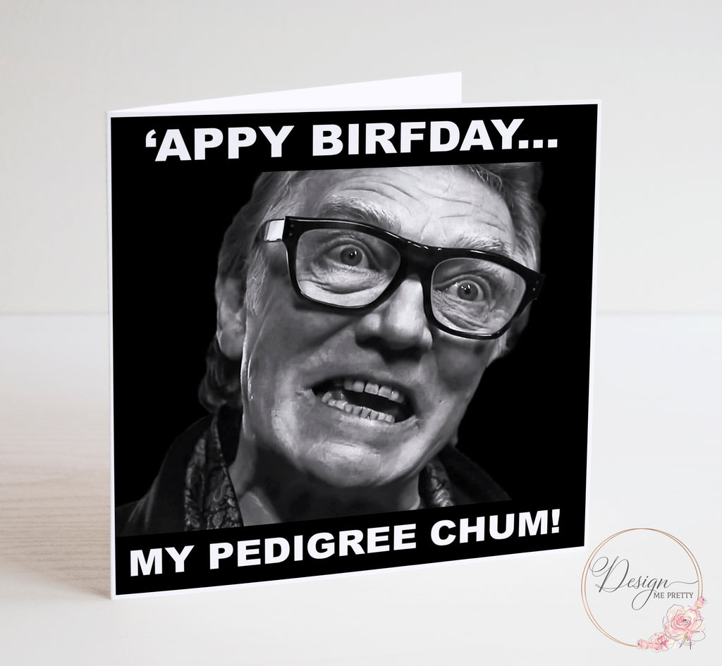 Bricktop from Snatch Birthday Card - Pedigree Chum