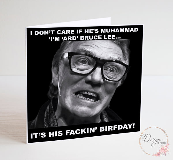 Bricktop from Snatch Birthday Card - Bruce Lee