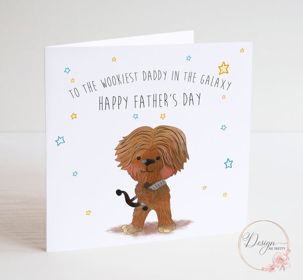 Chewbacca Father's Day Card - Star Wars