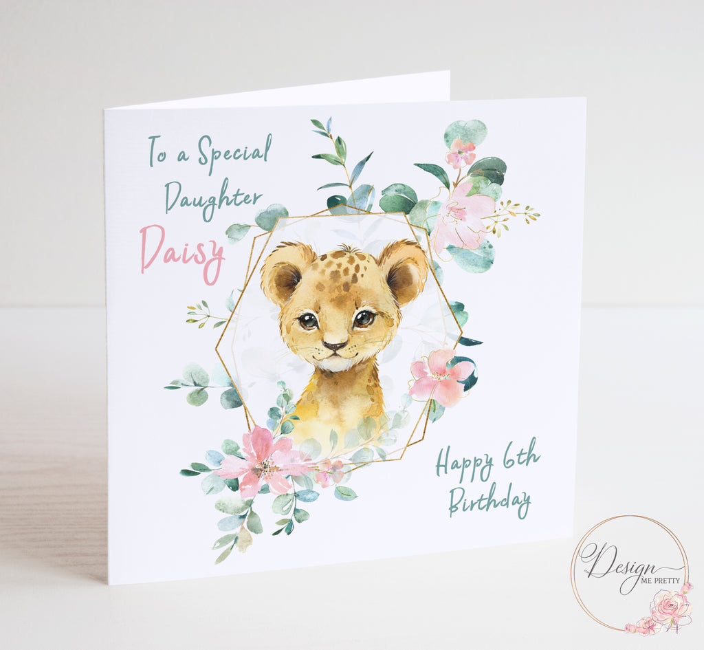 Tiger Cub Birthday Card