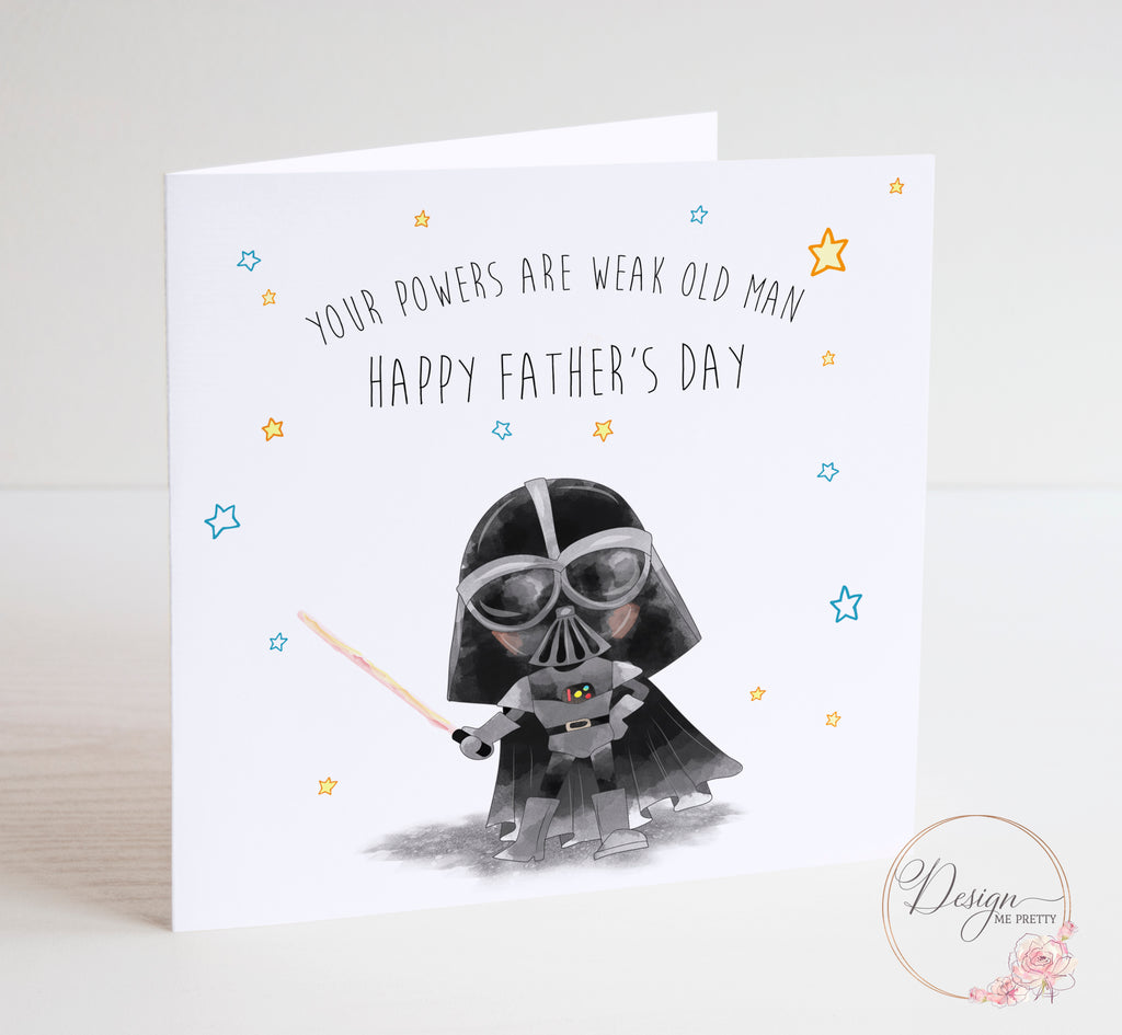 Darth Vader Father's Day Card