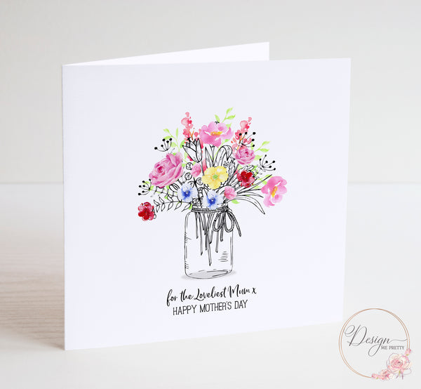 Loveliest Mum - Mothers Day Card