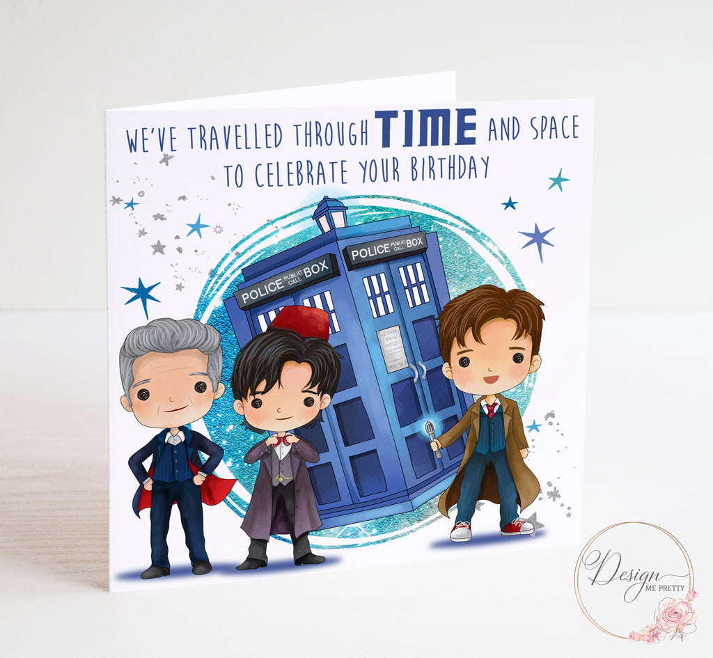 Doctor Who Personalised Birthday Card