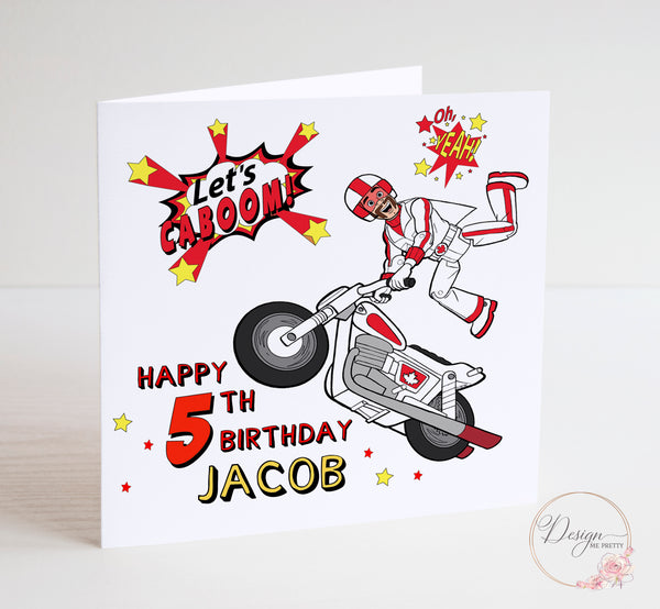 Duke Caboom Birthday Card - Toy Story