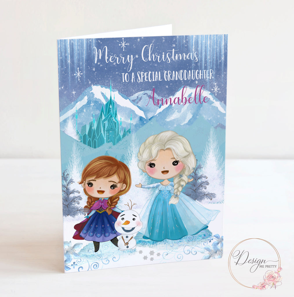 Frozen Christmas Card