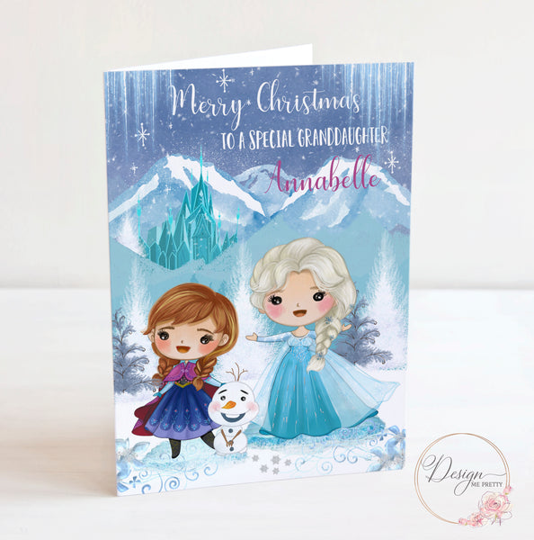 Frozen Christmas Card