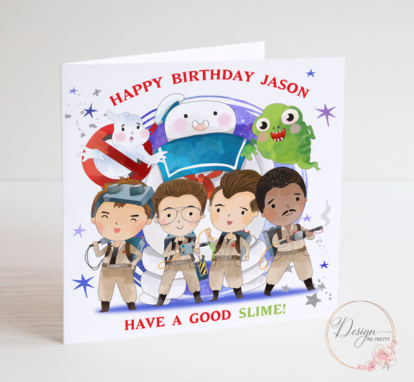 Ghostbusters Birthday Card