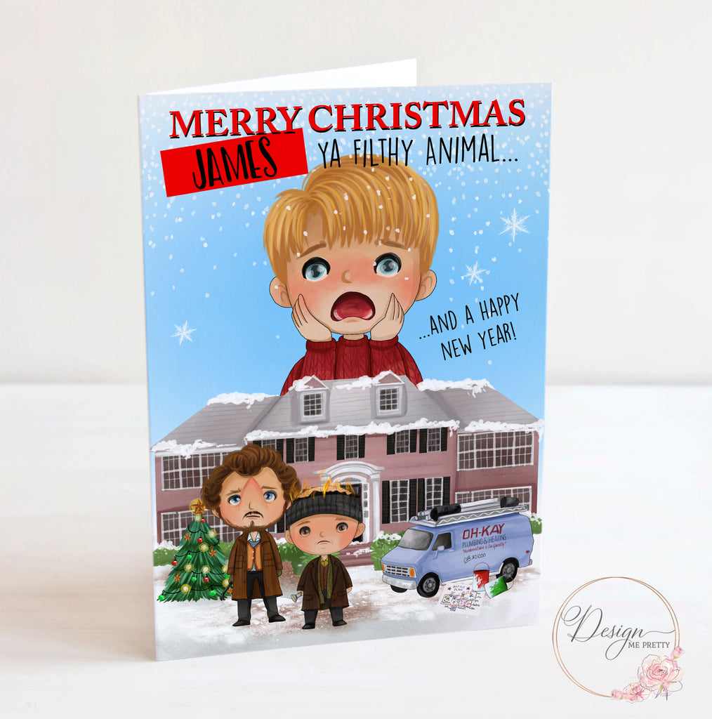 Home Alone Christmas Card