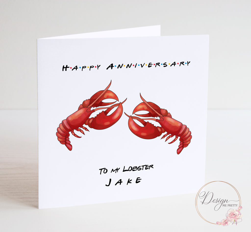 FRIENDS Anniversary Card - You’re My Lobster