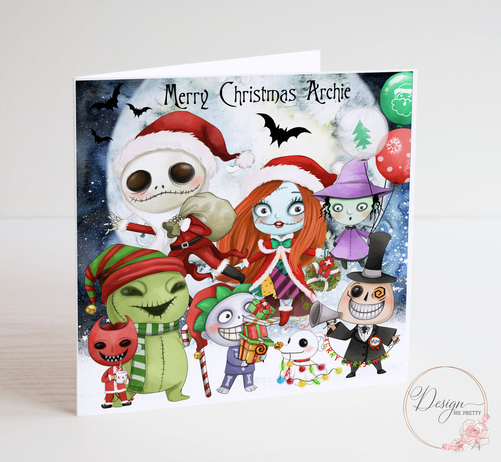 The Nightmare Before Christmas Christmas card