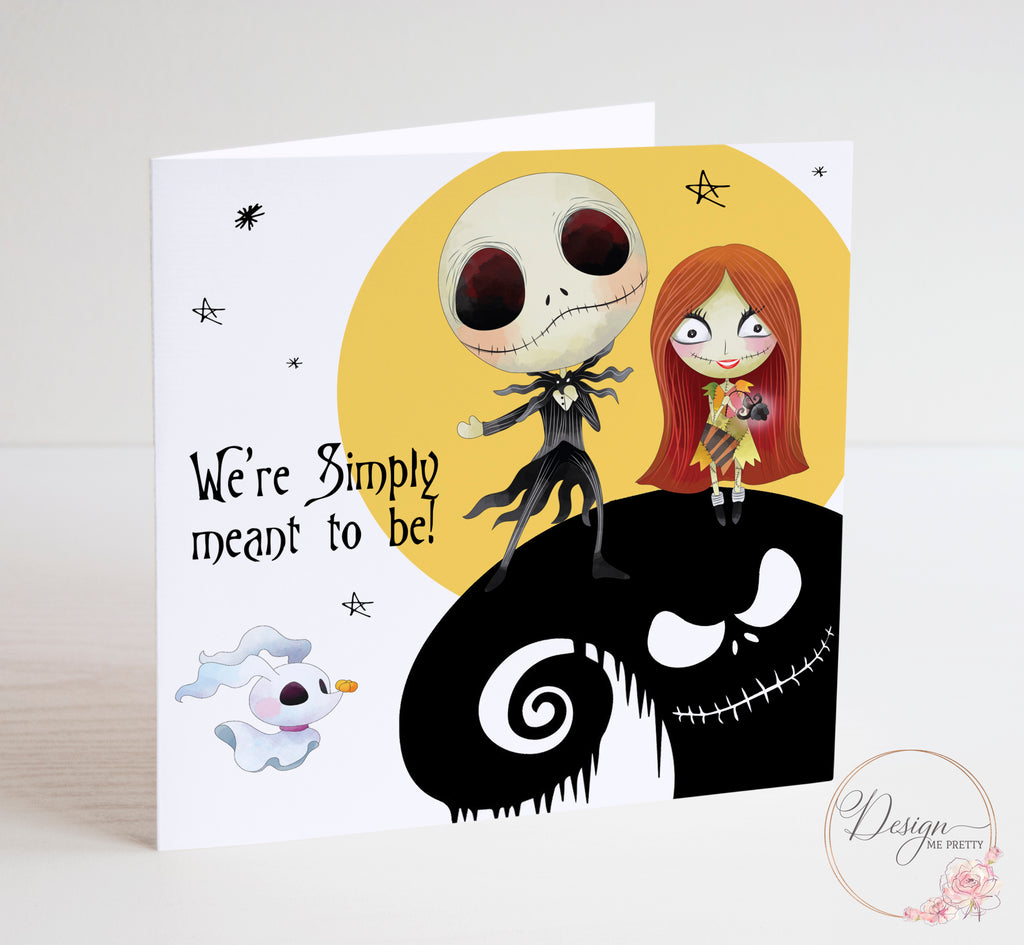 The Nightmare Before Christmas Anniversary/Valentines card