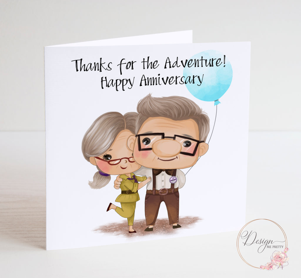 UP! Thanks for the Adventure Anniversary card - Ellie & Carl