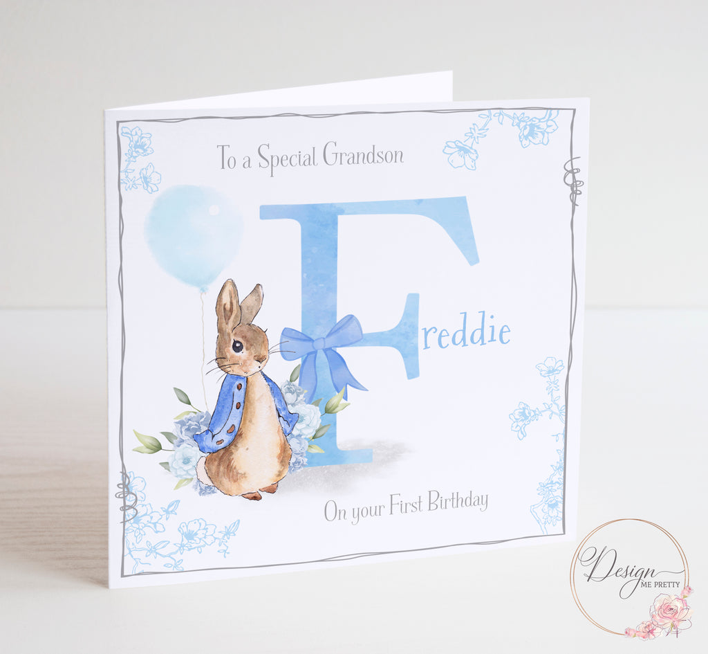 Peter Rabbit Boys Birthday Card - A-Z