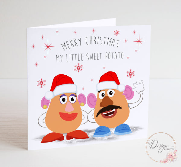 Mr & Mrs Potato Head Christmas Card