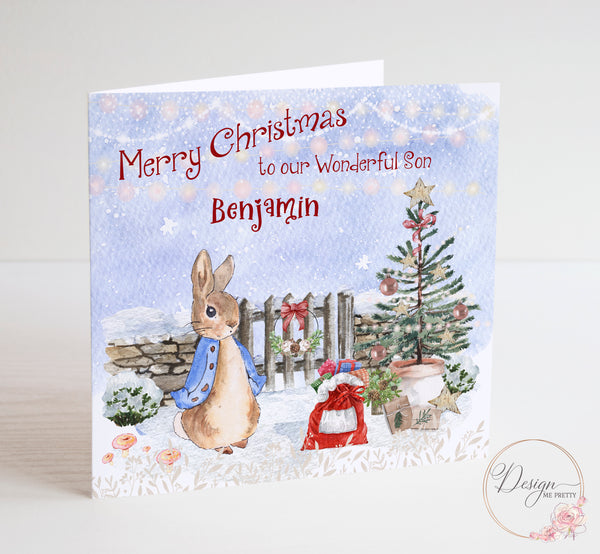 Peter Rabbit Christmas Card