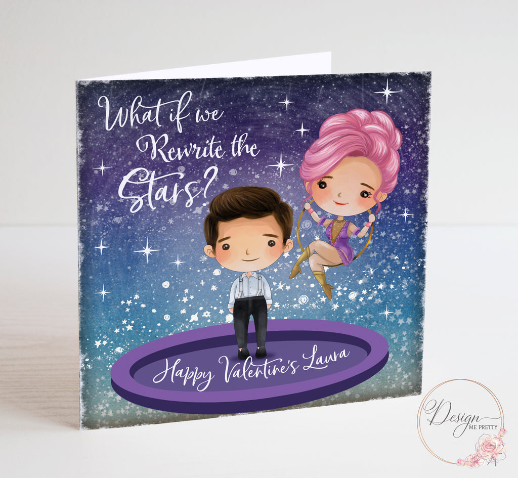 The Greatest Showman Valentines card