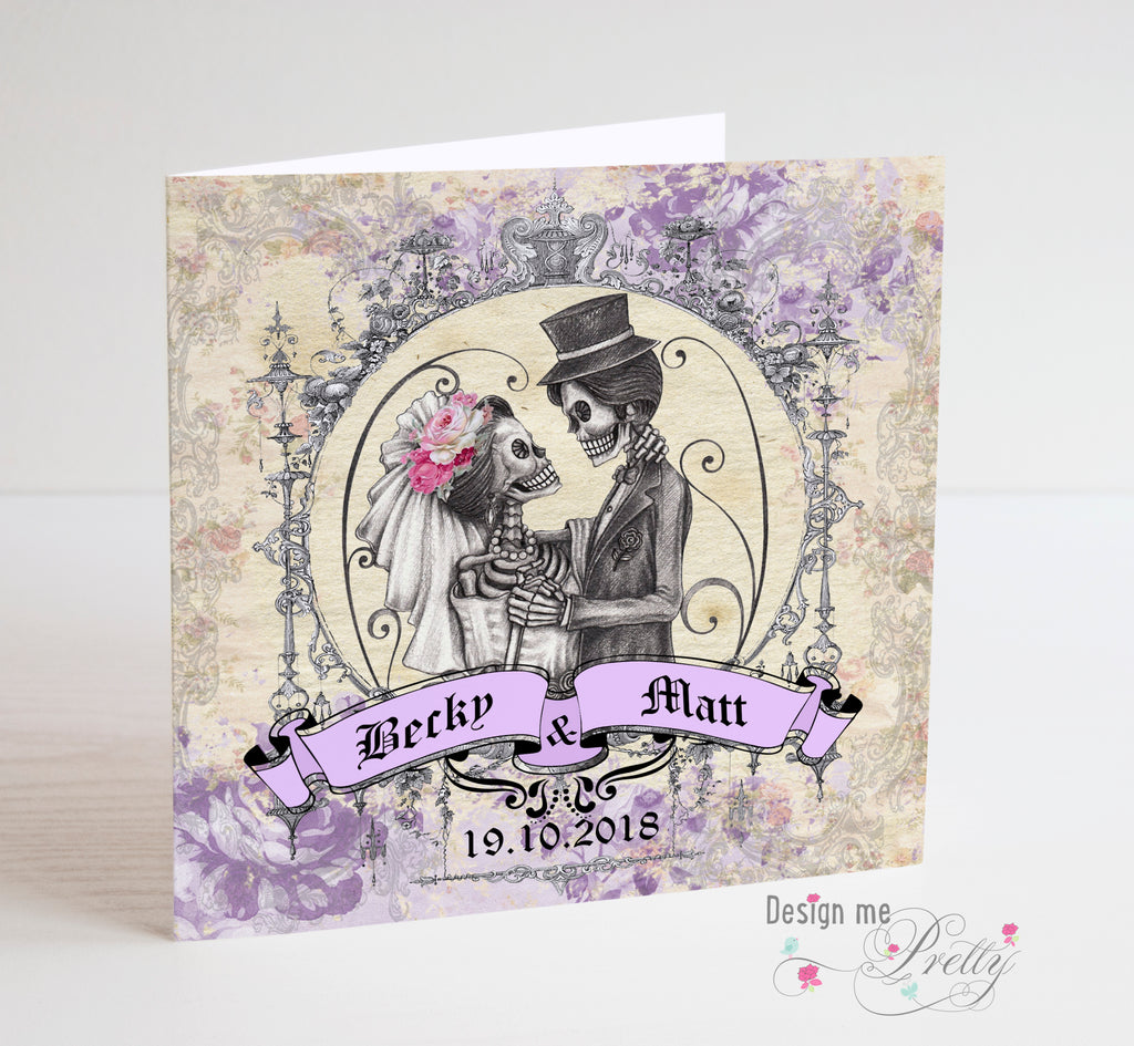 Day of the Dead Wedding Card