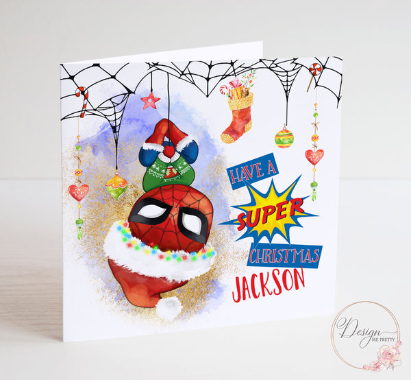 Spider-Man Christmas Card