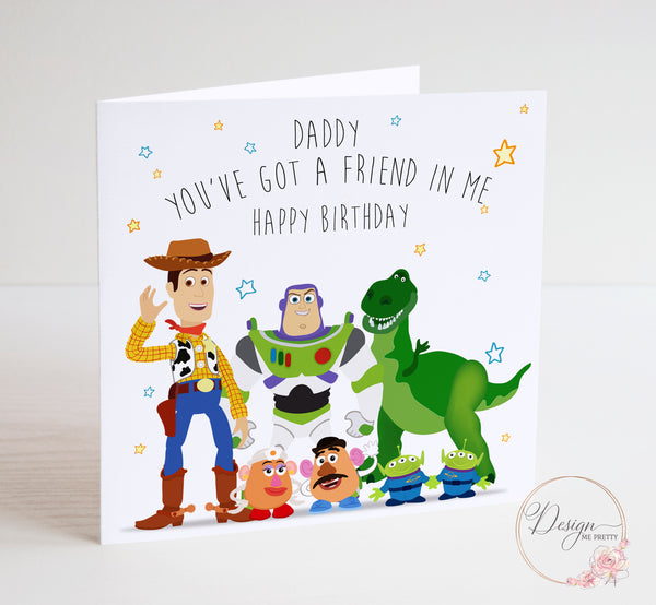 Toy Story Birthday Card for Daddy