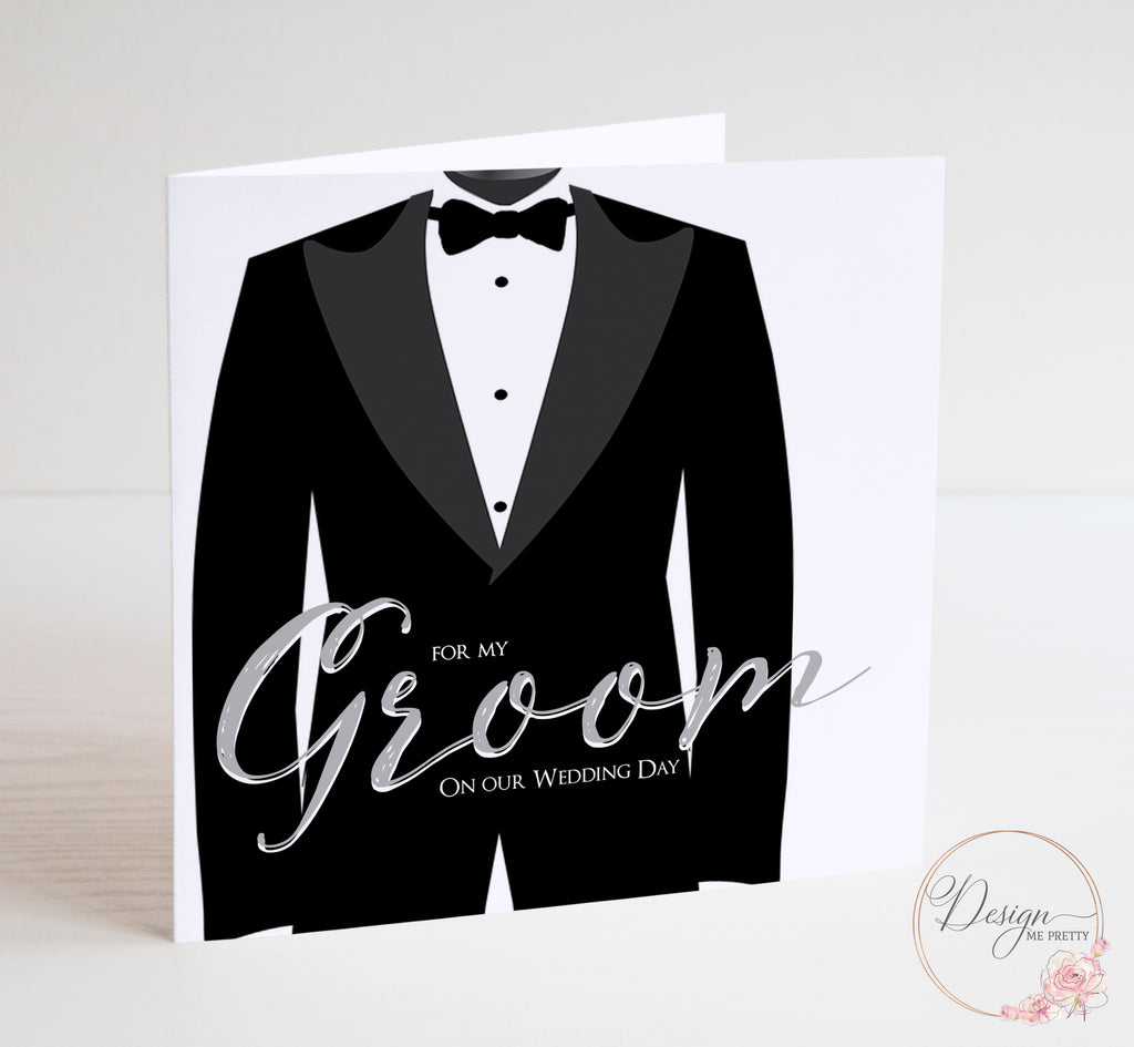 For my Groom - Wedding Card