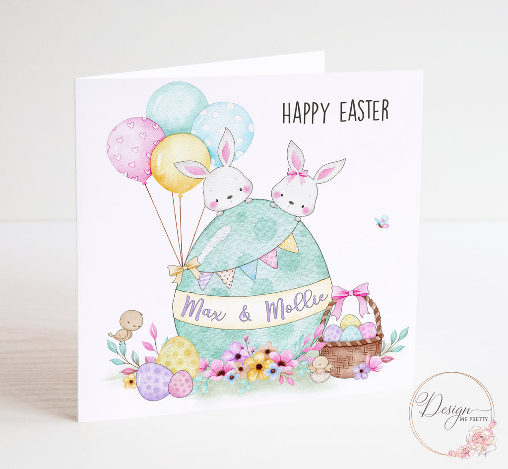 Twins Easter Card